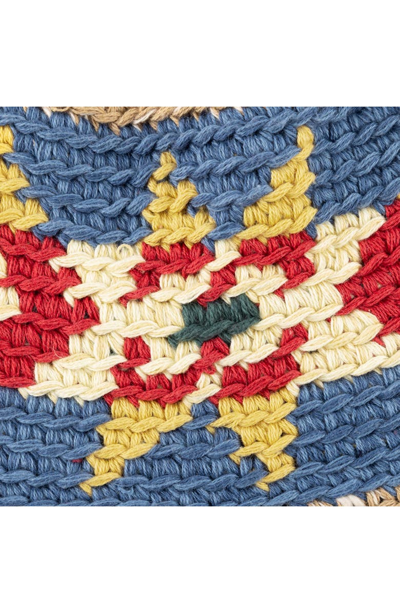 Polo Ralph Lauren Fairisle Crochet Bucket Hat, Alternate, color, Tan Multi