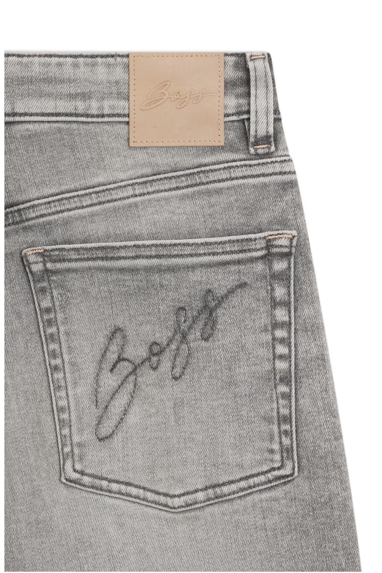 Crop Soft Kick Flare Jeans, Alternate, color, DARK GREY