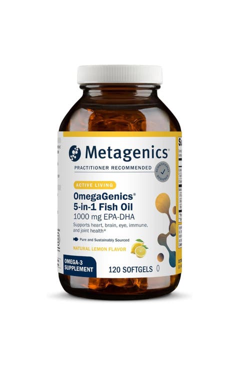 OmegaGenics High Potency Omega-3 Fish Oil Supplement