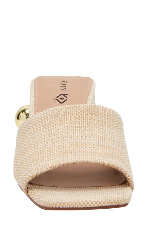 Katy Perry The Gemm Stud Slide Sandal In Natural