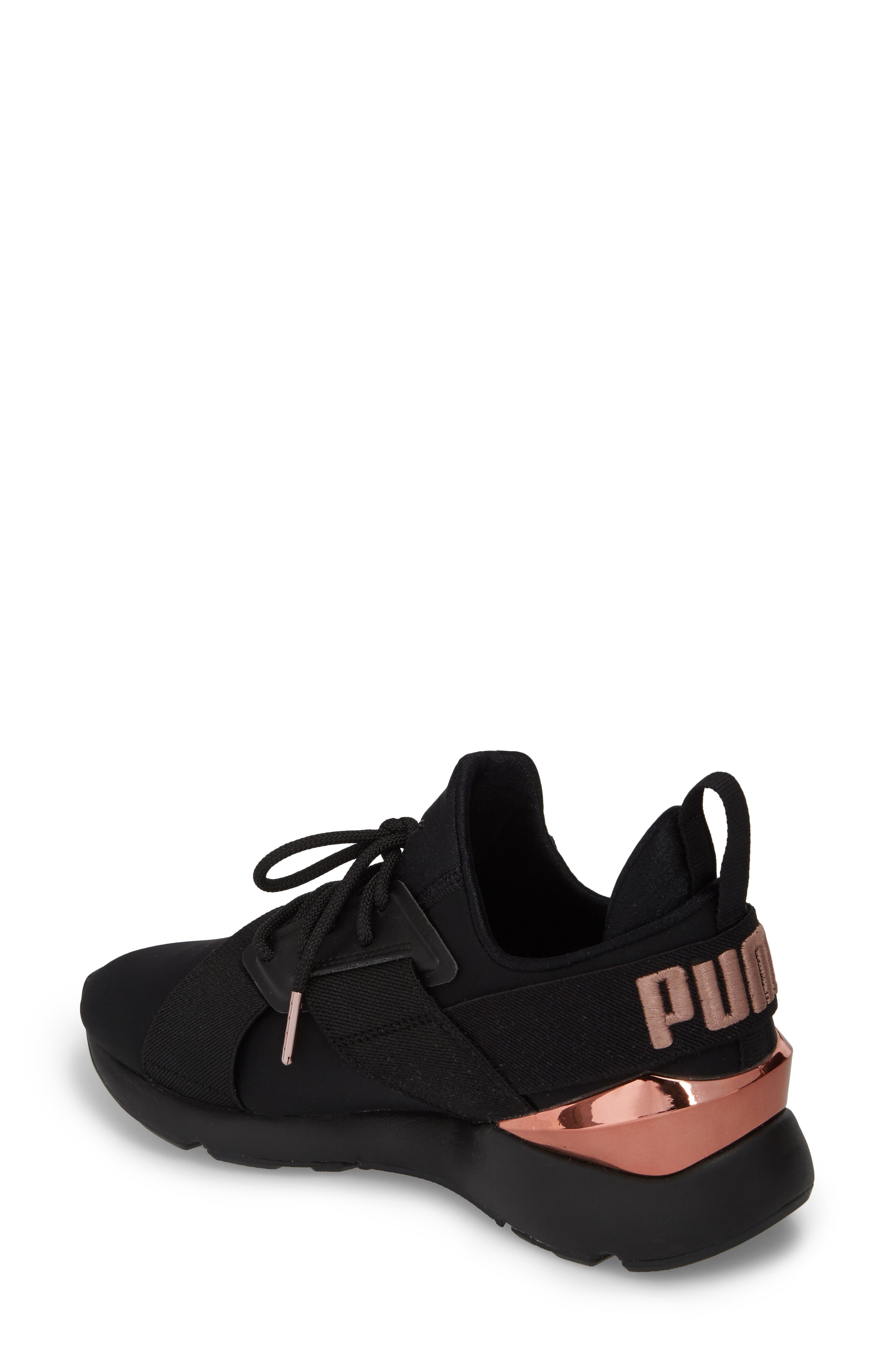 PUMA Muse Metal Detail Sneaker, Alternate, color, 