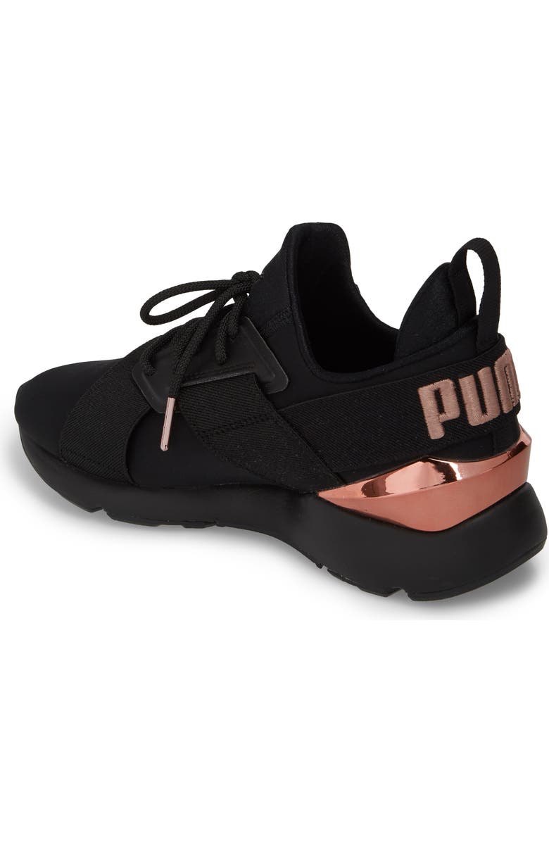 PUMA Muse Metal Detail Sneaker, Alternate, color,