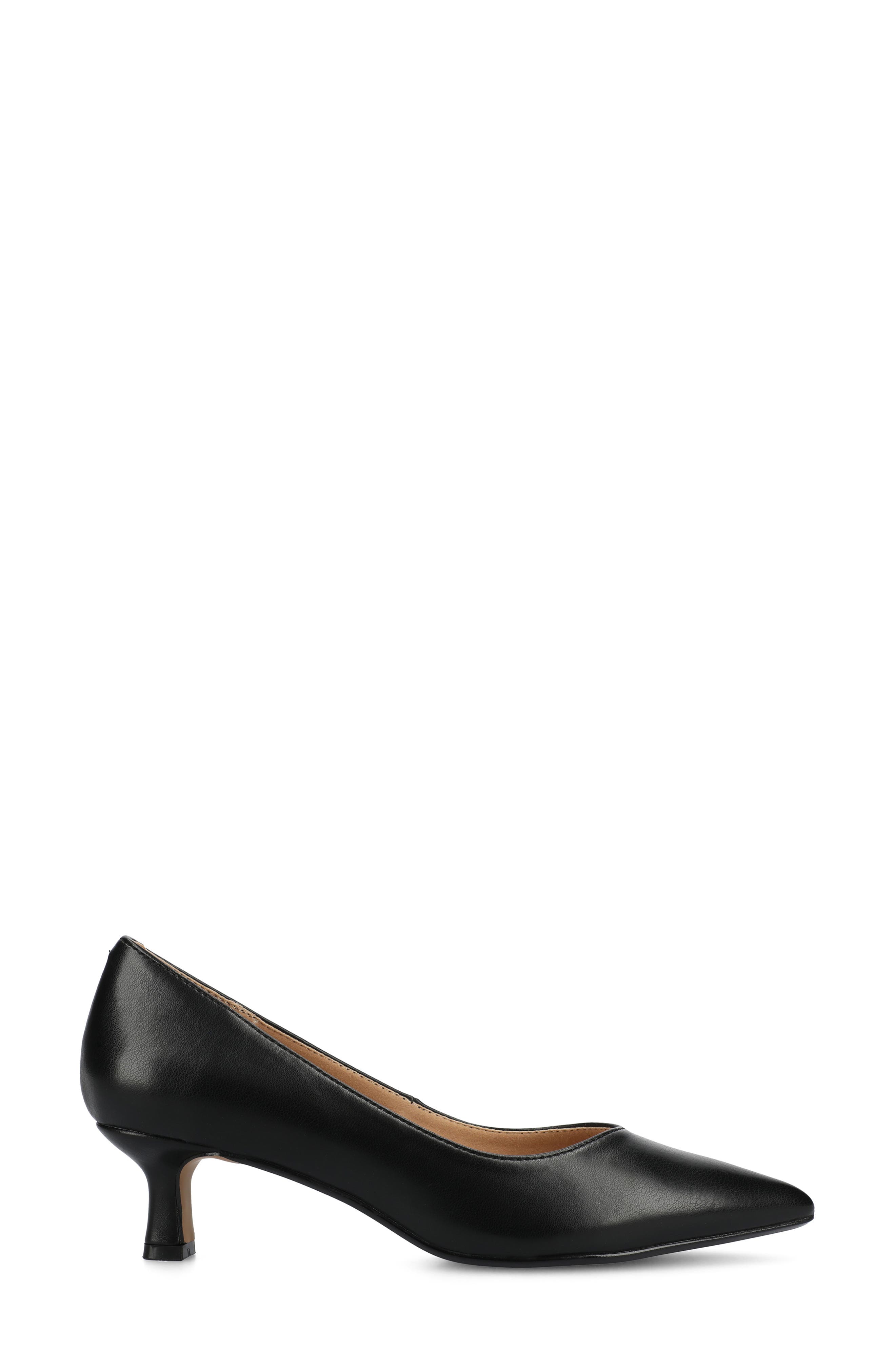 Journee Collection Pammie Pump, Alternate, color, Black
