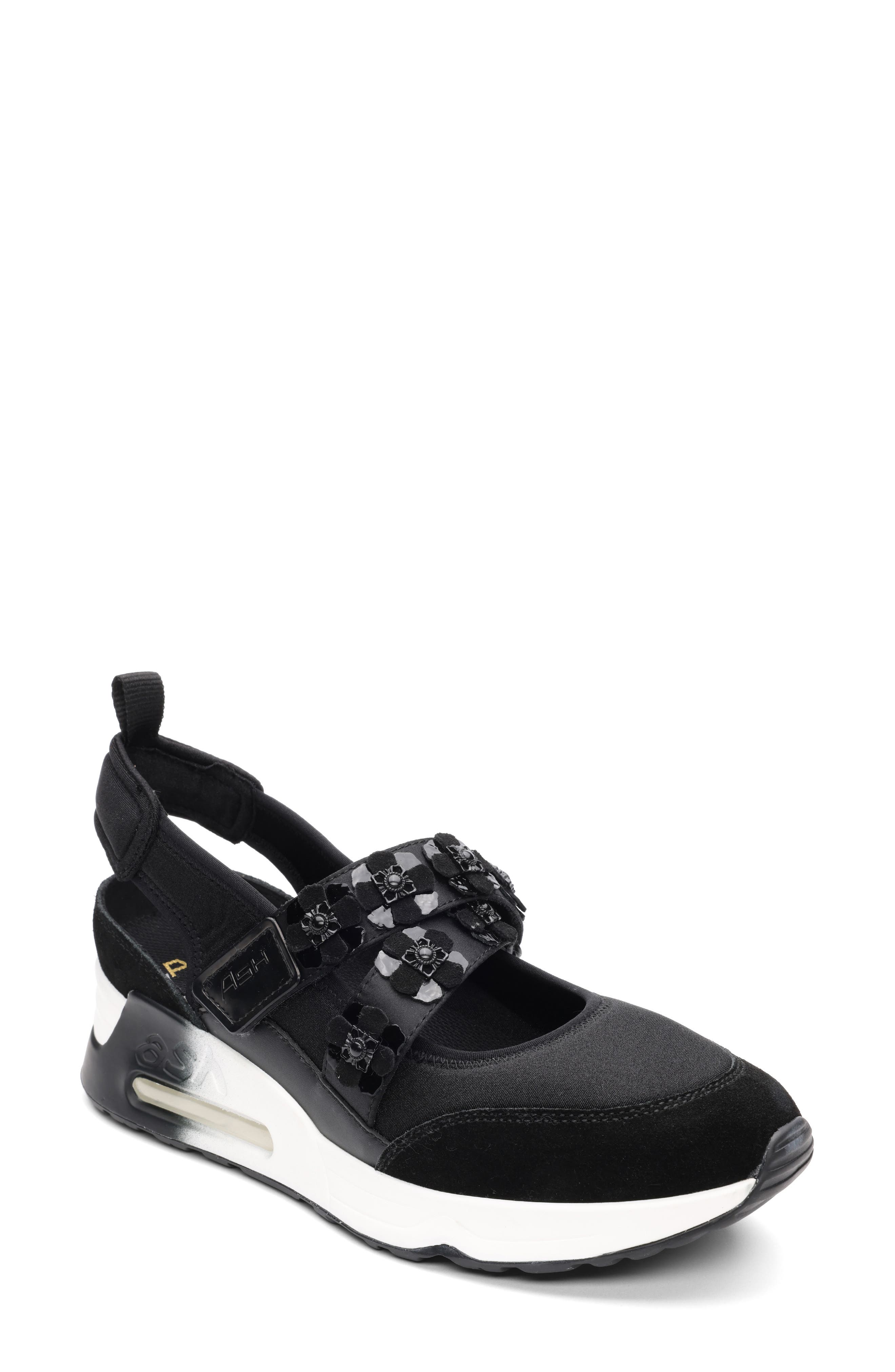 Ash Lotus Sneaker, Main, color, Black
