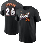 Nike Men's Nike Matt Chapman Anthracite San Francisco Giants 2025 City Connect Fuse Name & Number T-Shirt