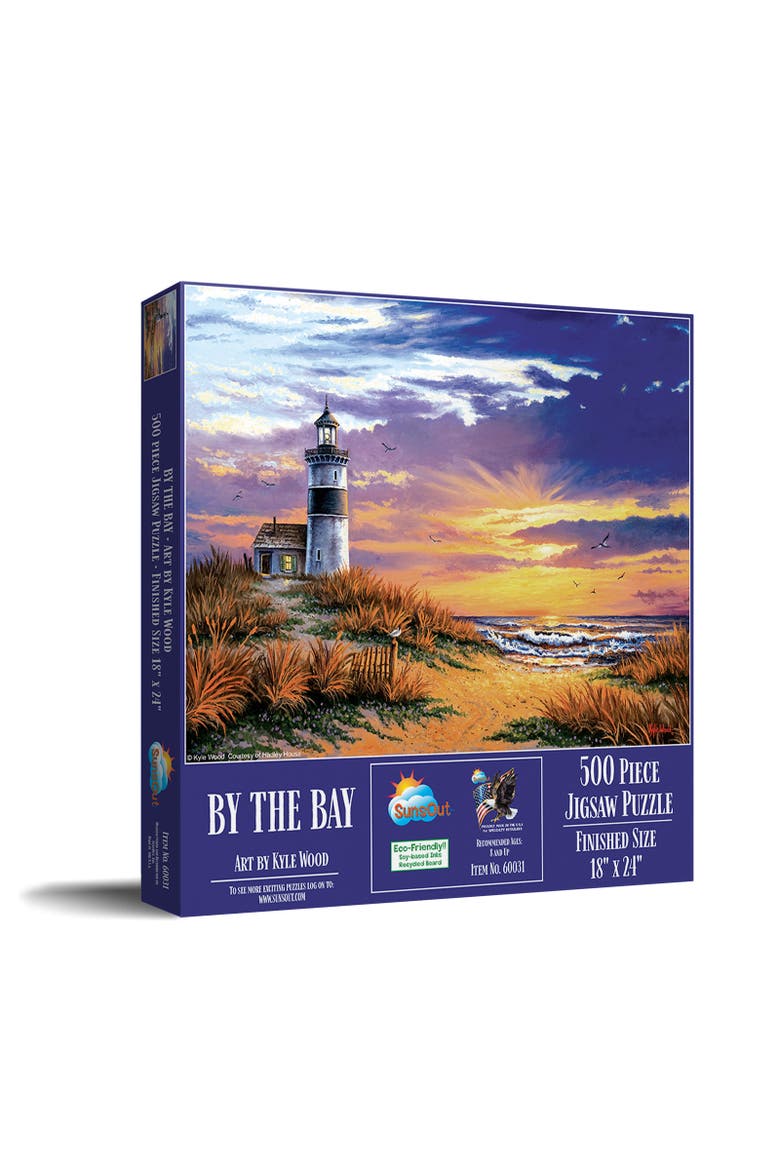 By the Bay 500 piece Jigsaw Puzzle for Adults, Main, color, Multicolor