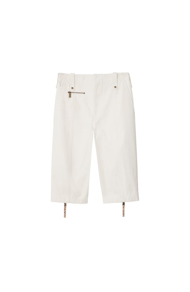 Burberry Cotton Capri Trousers, Alternate, color, 