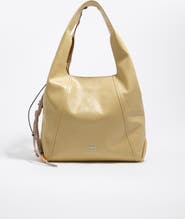 Bimba y Lola Large Leather Paper Shoulder Bag