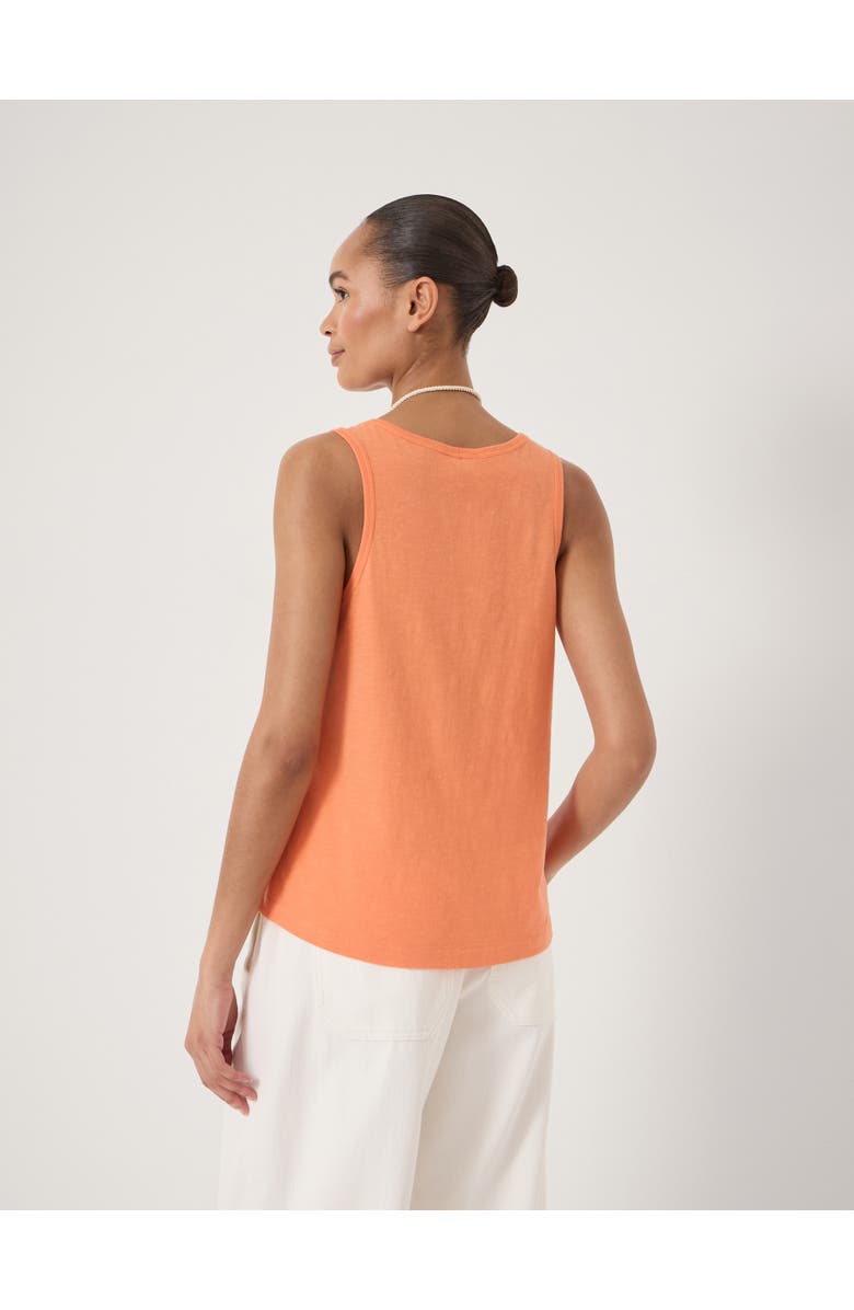Hush Scoop Neck Tank Top, Alternate, color, Dusty Orange