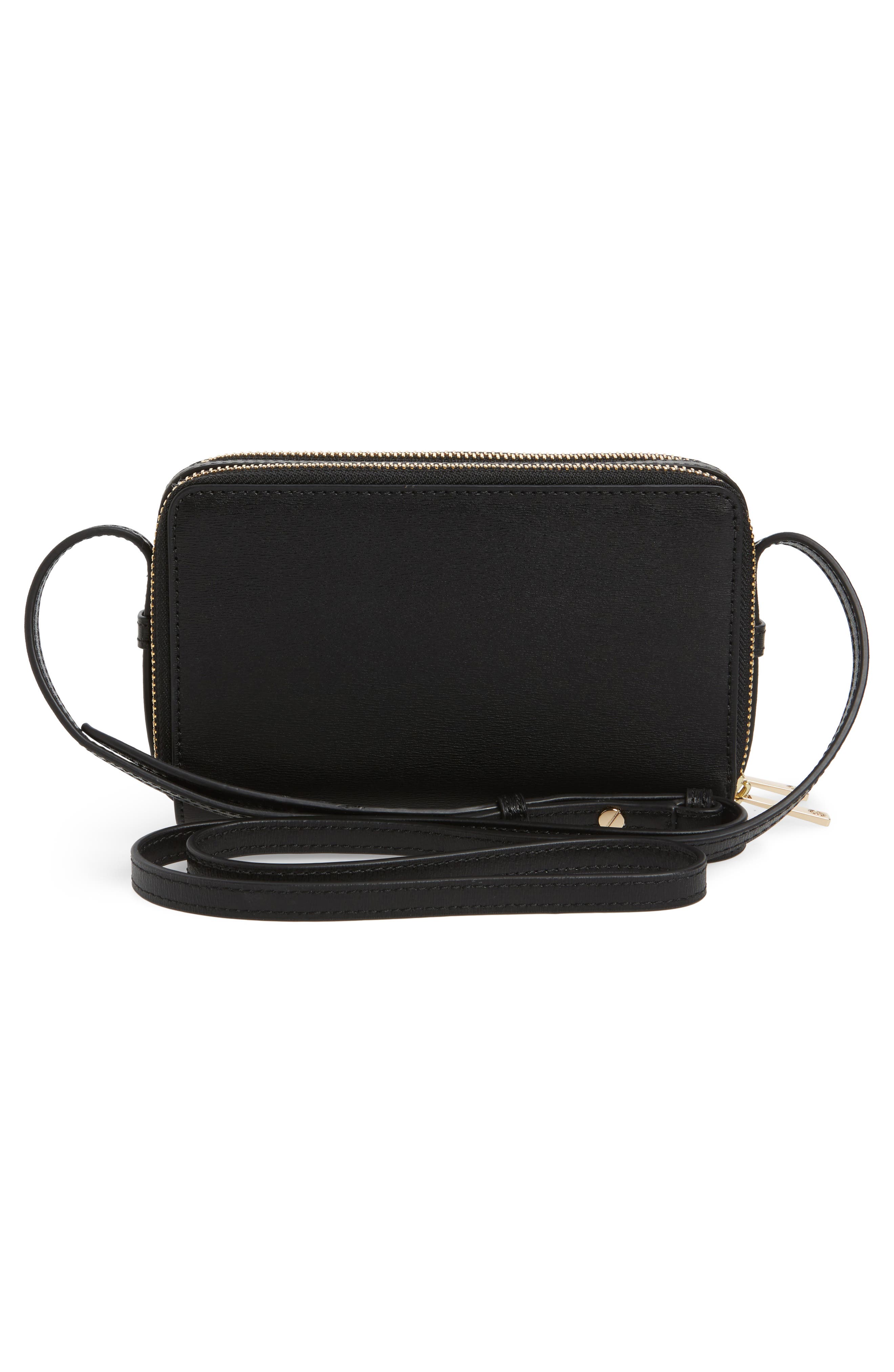 Tory Burch Mini Parker Leather Crossbody Bag, Alternate, color, 