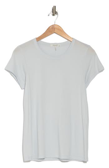 Shop Rag & Bone Core T-shirt In Cloud Blue