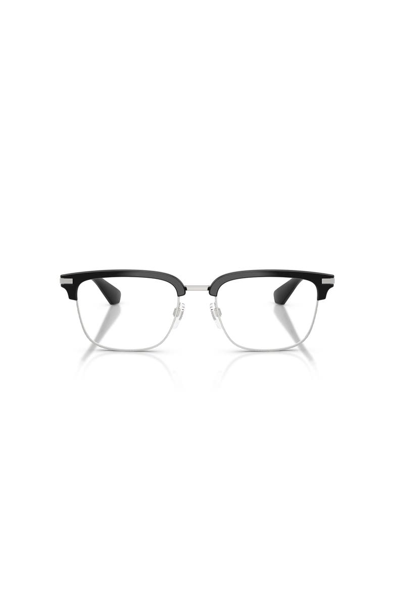 54mm Square optical glasses, Alternate, color, Black