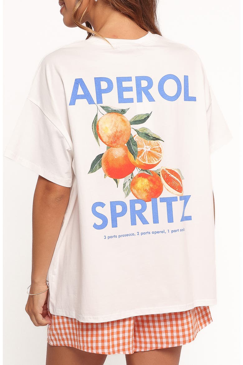 Emilia T-Shirt & Shorts, Alternate, color, APEROL ORANGE
