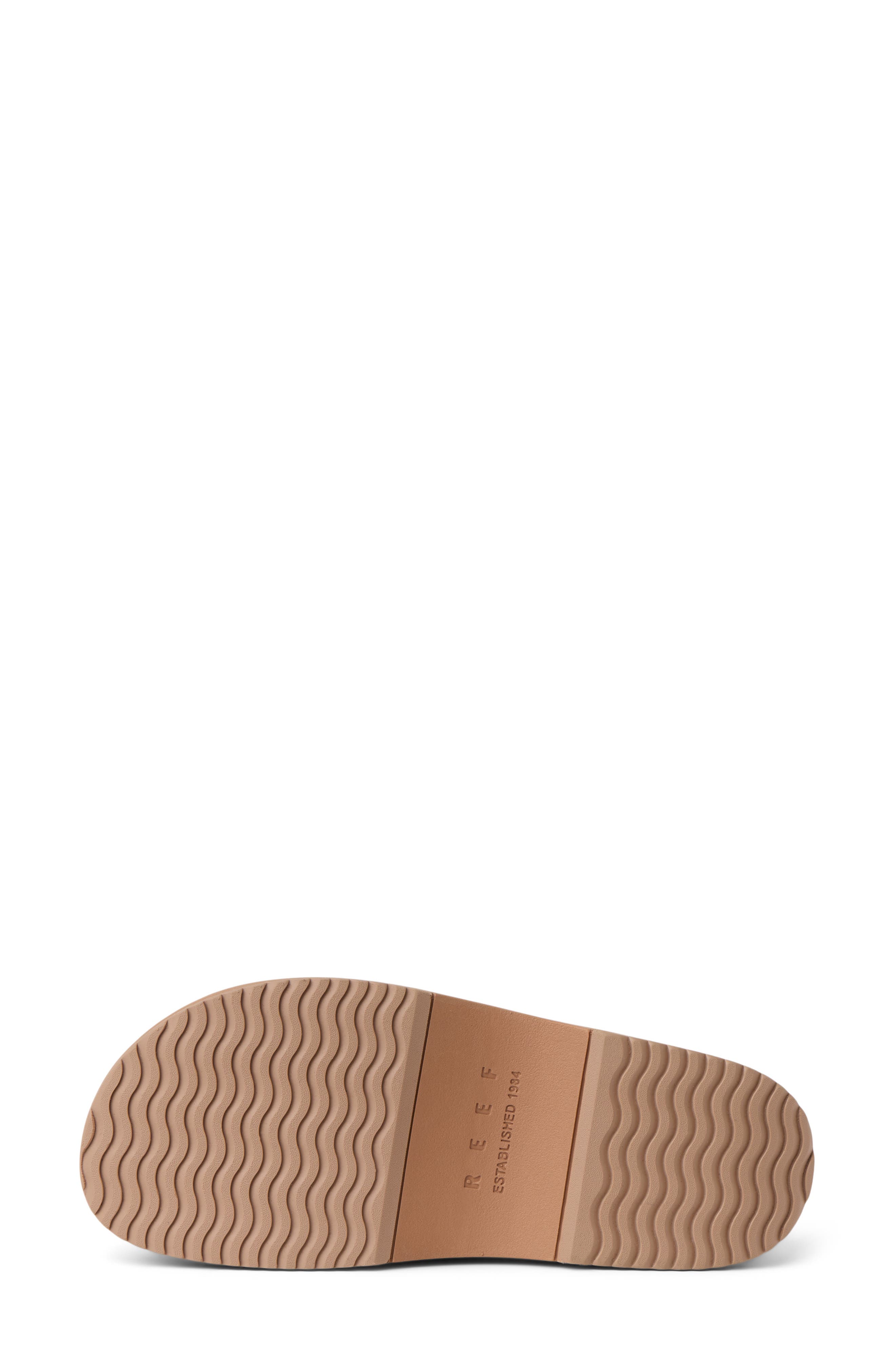 Reef Vista Skye Platform Clog, Alternate, color, Walnut Suede