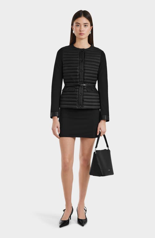 Rudsak Light Down Combo Jacket In Black