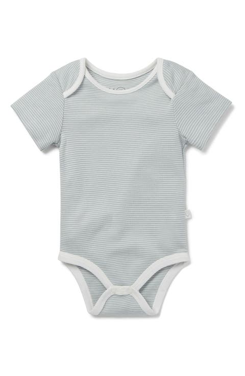 Stripe Short Sleeve Bodysuit