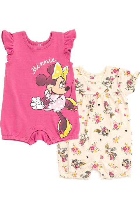 Minnie Mouse 2-Pack One Piece Bubble Rompers