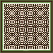 Jessie Zhao New York Double Sided Wool Silk Scarf Of Polka Dot Bloom