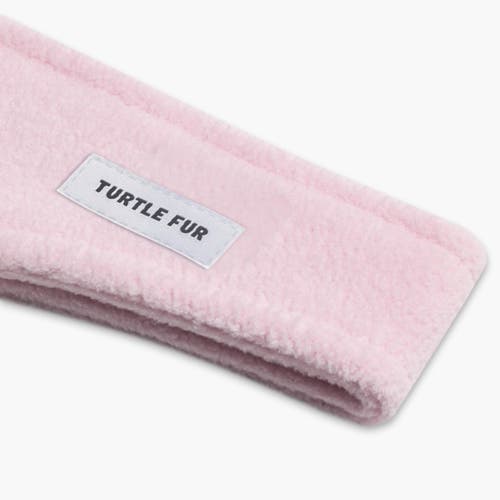 Turtle Fur Bang Band Fleece Headband In Pink