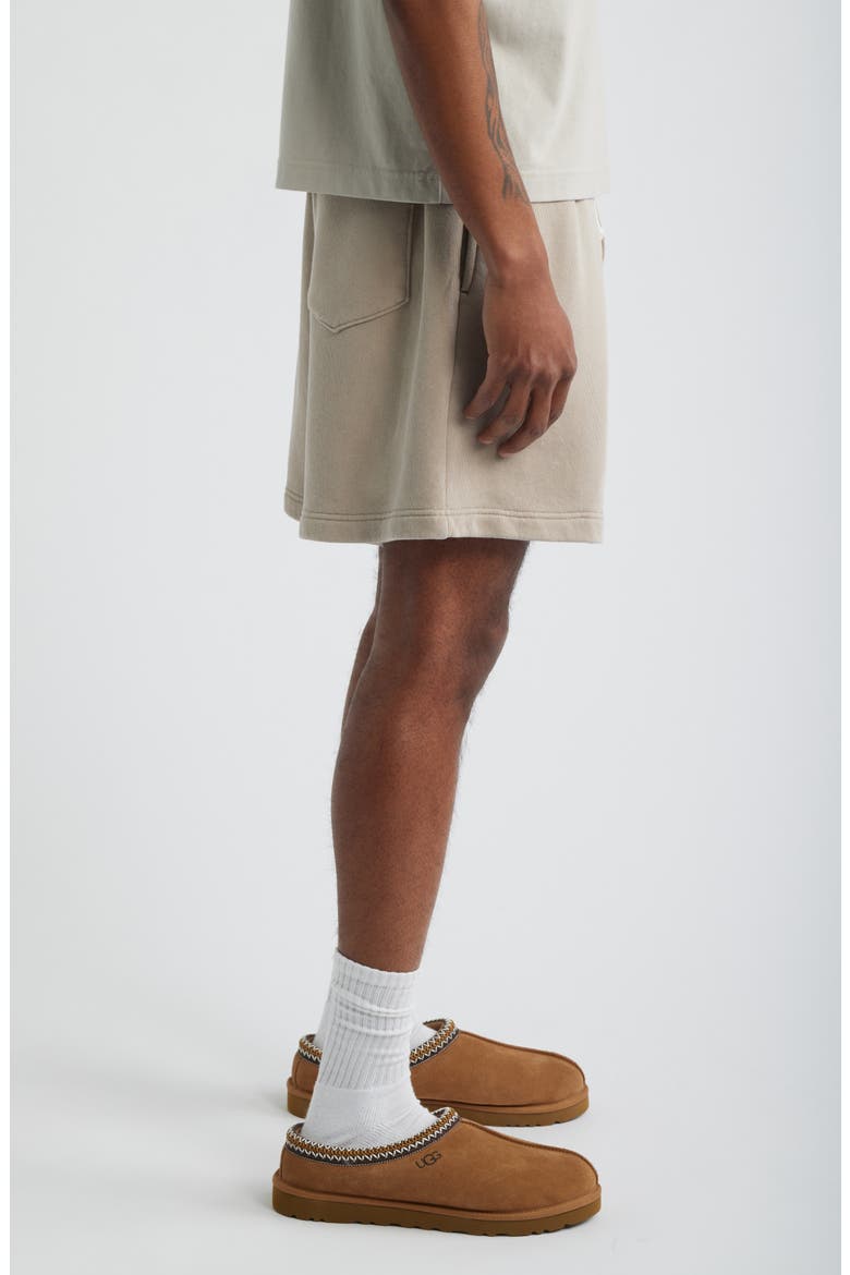 Relaxed Sweat Shorts, Alternate, color, TAN