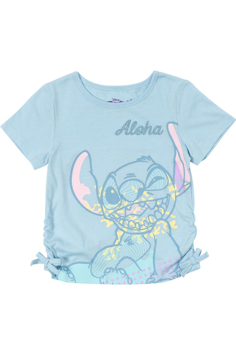 Lilo & Stitch 2-Pack Short Sleeve T-Shirts, Alternate, color, Stitch Light Blue