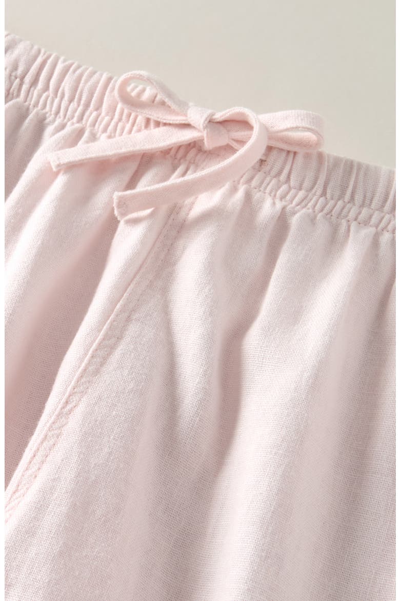 Kids' Linen Blend Drawstring Shorts, Alternate, color, PINK ROSEWATER