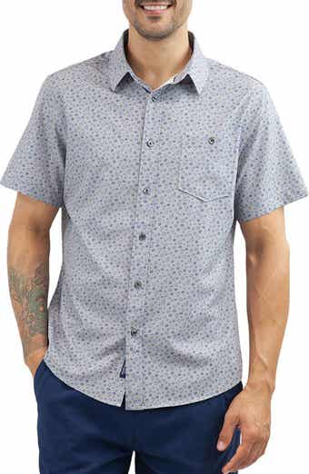JACHS Floral Short Sleeve Button-Up Shirt