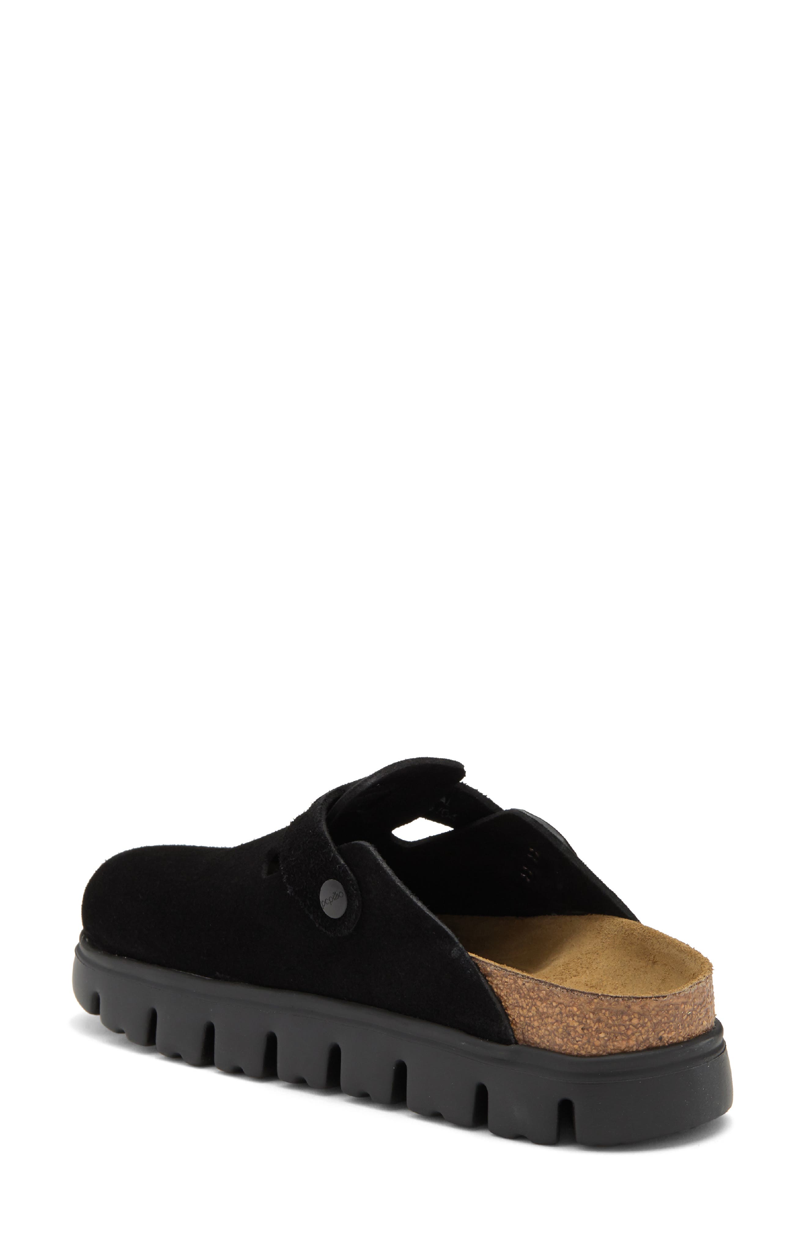 Birkenstock Papillio by Birkenstock Boston Chunky Platform Clog, Alternate, color, Black