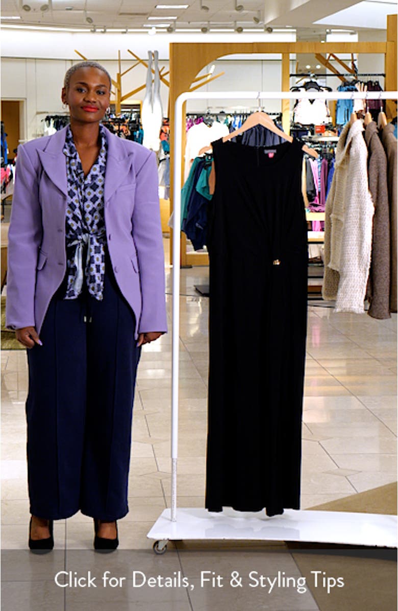 Gathered Twist Maxi Dress, sales video thumbnail