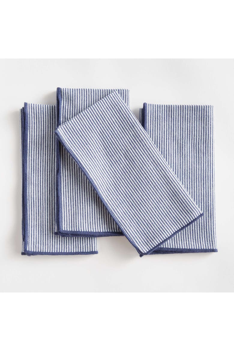 Barclay Butera Vista Dinner Napkins, Set Of 4, Alternate, color, Blue
