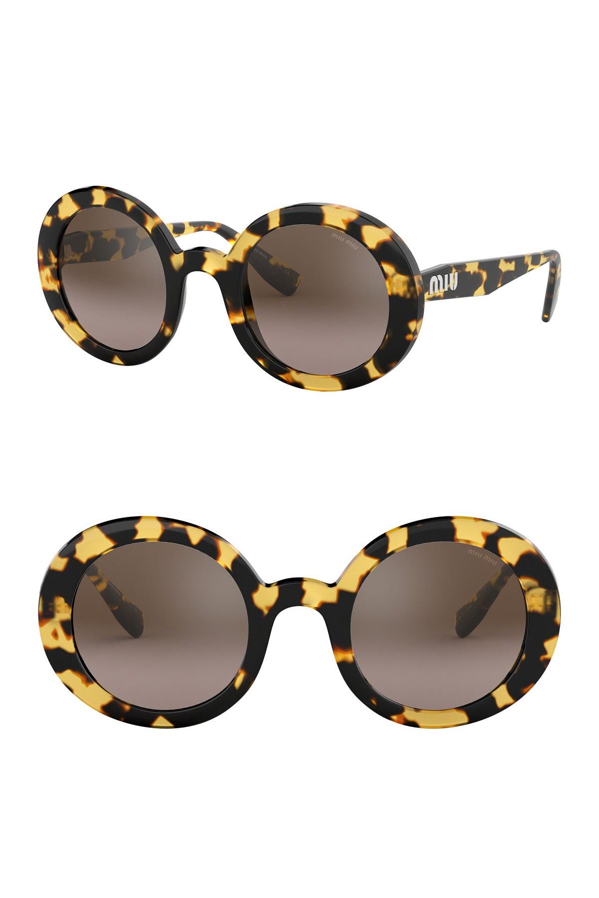 Miu Miu 48mm Round Sunglasses (Men) | Nordstromrack
