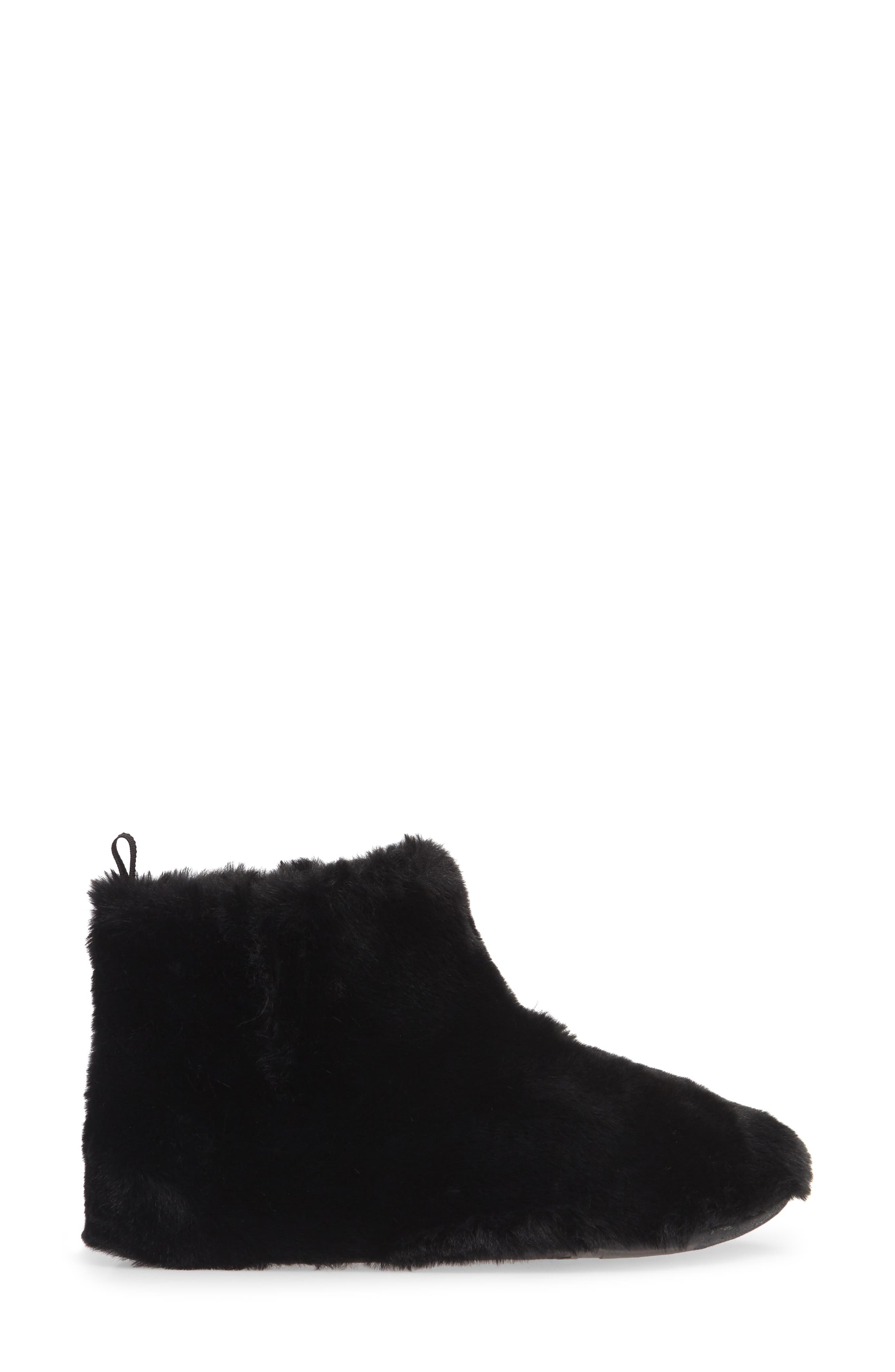 FitFlop Faux Fur Slipper Bootie, Alternate, color, 