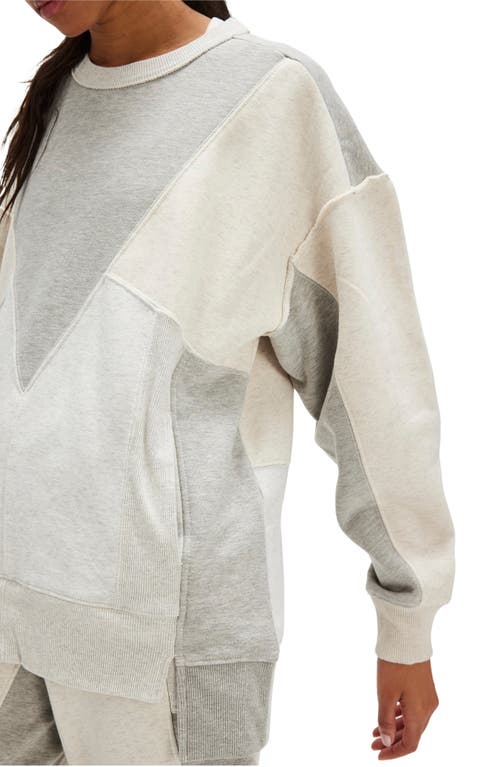 Free People Making It High-low Sweatshirt In Neutral
