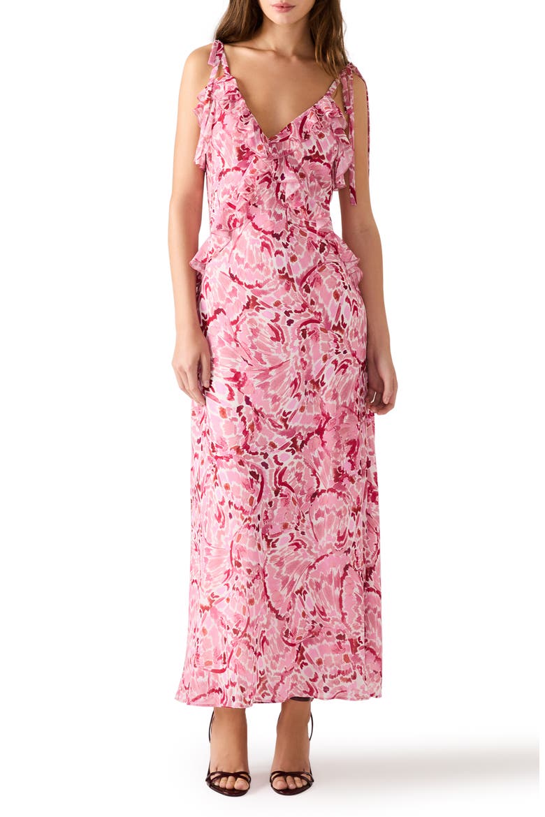 Adalina Maxi Dress, Main, color, PINK CHECK