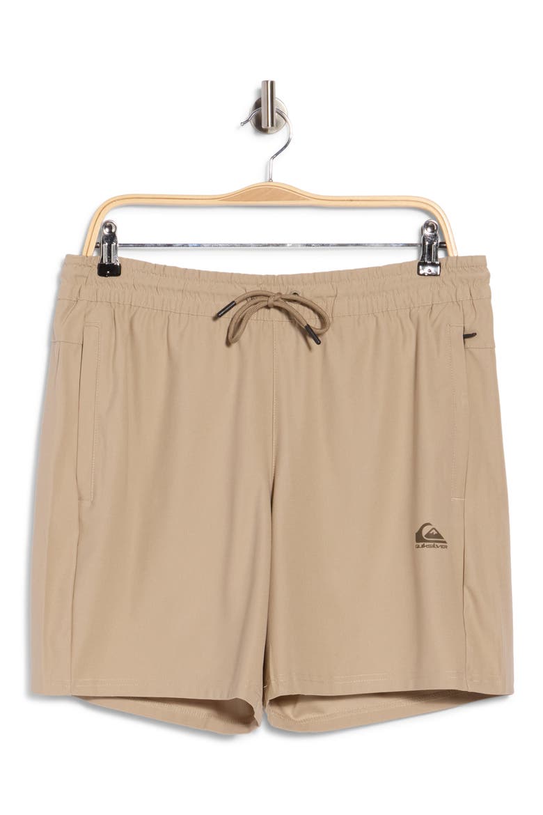 Tempo Drawstring Shorts, Alternate, color, CROCKERY