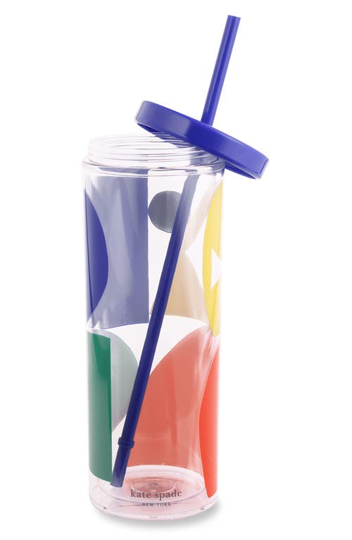 Kate Spade New York Print Straw Tumbler