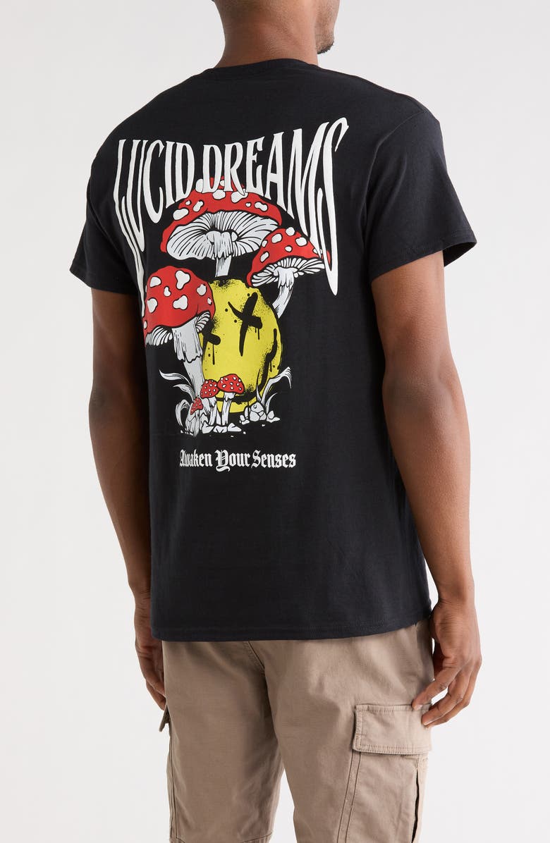 RETROFIT Lucid Dreams Graphic T-Shirt, Alternate, color, Black
