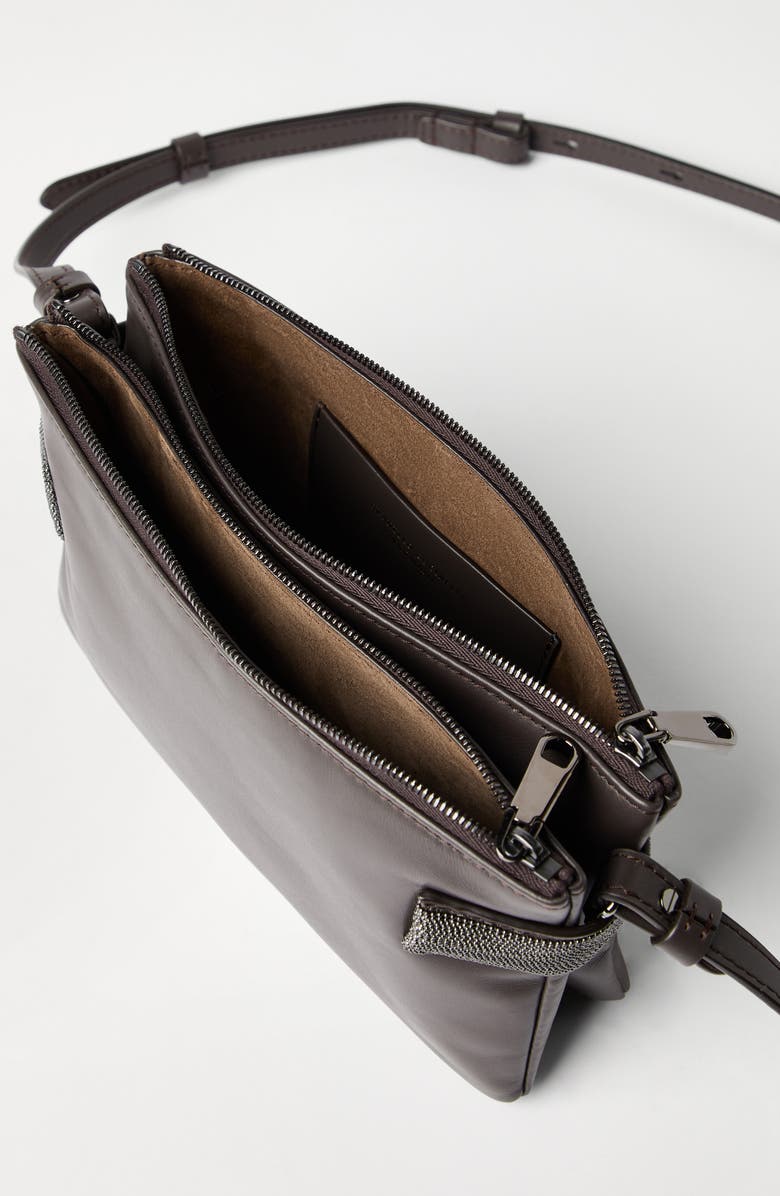 Brunello Cucinelli Essence mini shoulder bag, Alternate, color,