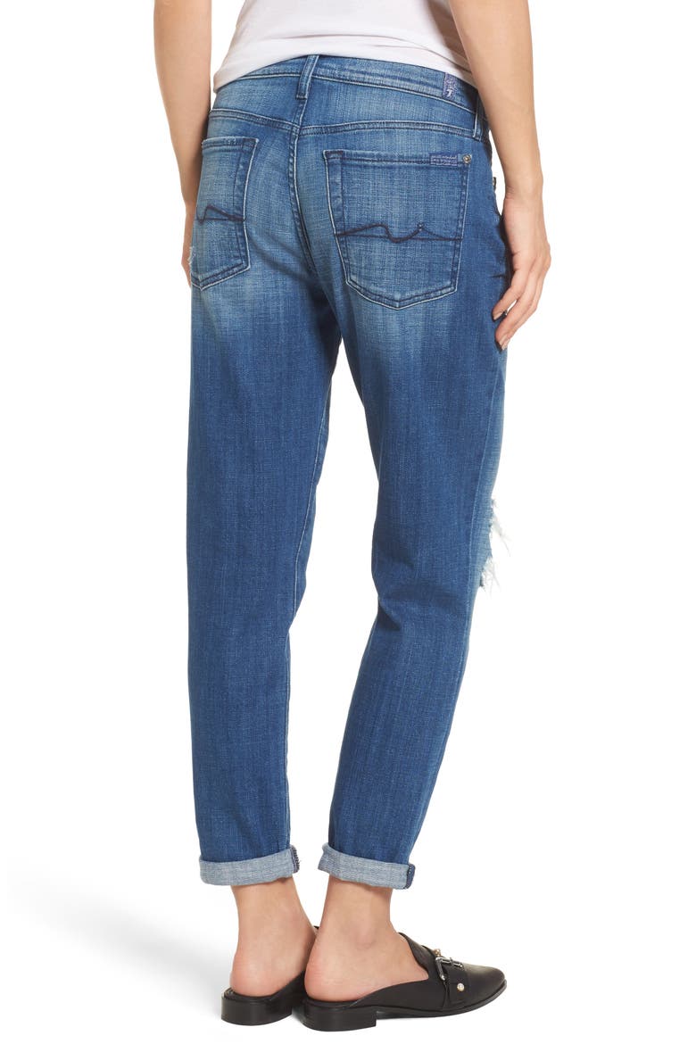Josefina Boyfriend Jeans, Alternate, color, BOYD BLUE 2