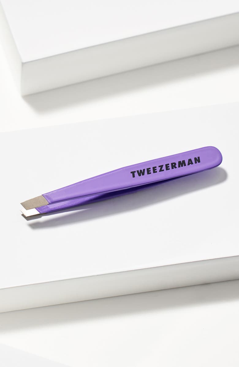 TWEEZERMAN Mini Slant Tweezer, Alternate, color, Blooming Lilac