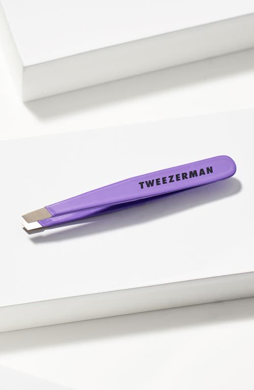 Tweezerman Mini Slant Tweezer In Blooming Lilac