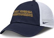 Nike Men's Nike Navy West Virginia Mountaineers 2025 Gameday On-Field Club Adjustable Trucker Hat