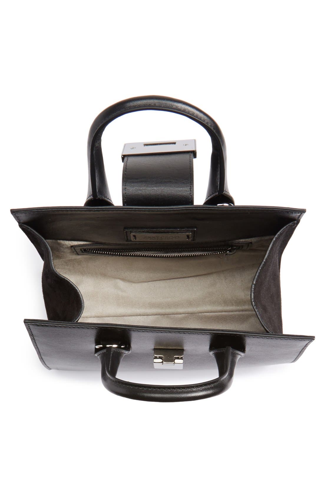 Jimmy Choo 'Mini Riley' Leather Crossbody Bag, Alternate, color, 