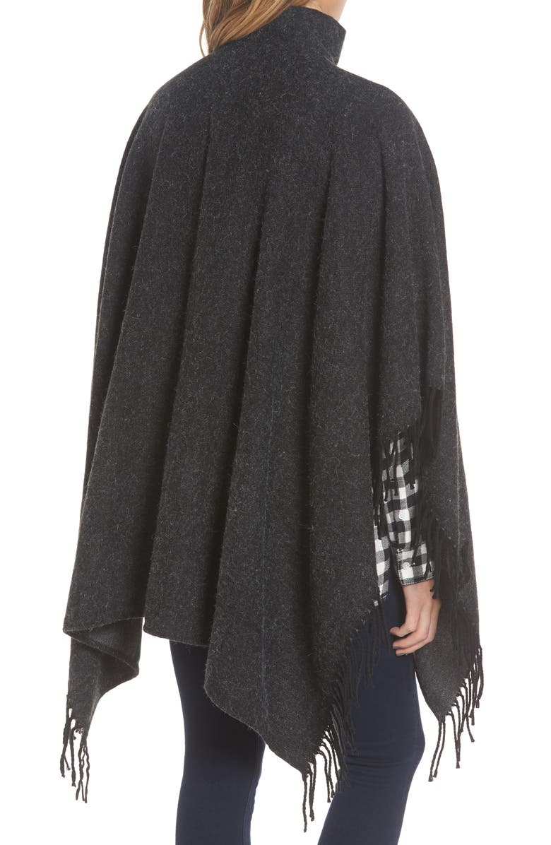 Treasure & Bond Zip Poncho, Alternate, color,