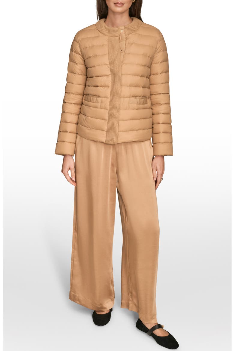 Nylon Down Jacket, Alternate, color, FAWN