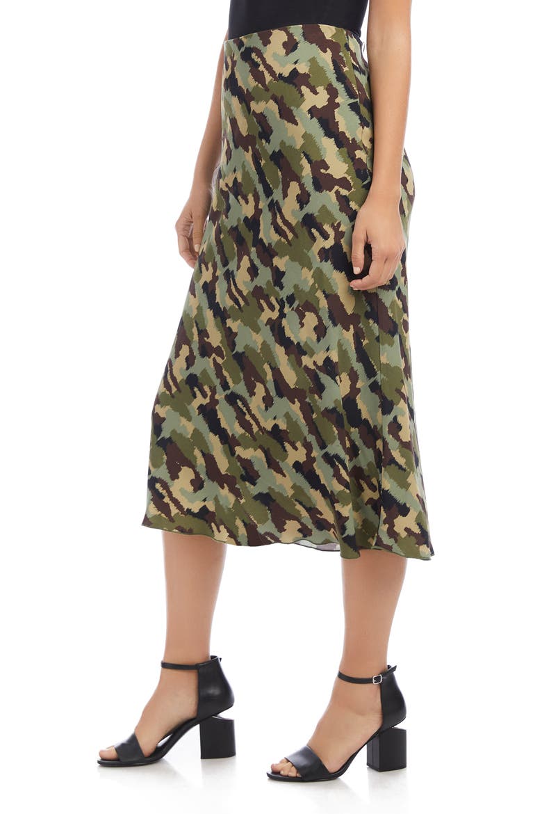 Print Bias Cut Midi Skirt, Alternate, color, PRINT
