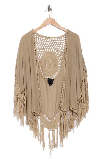 FORGOTTEN GRACE FORGOTTEN GRACE CROCHET FRINGE CARDIGAN