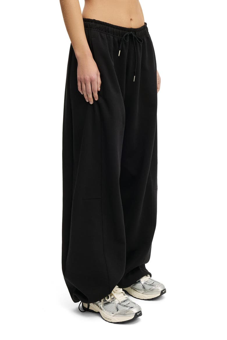 Women's Active Summer Fleece Adjustable Hem Sweatpant, Main, color, Black