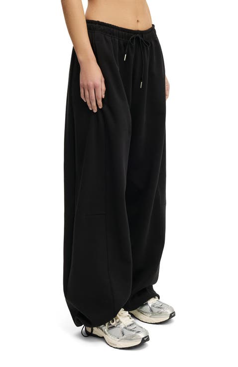 Women's Active Summer Fleece Adjustable Hem Sweatpant