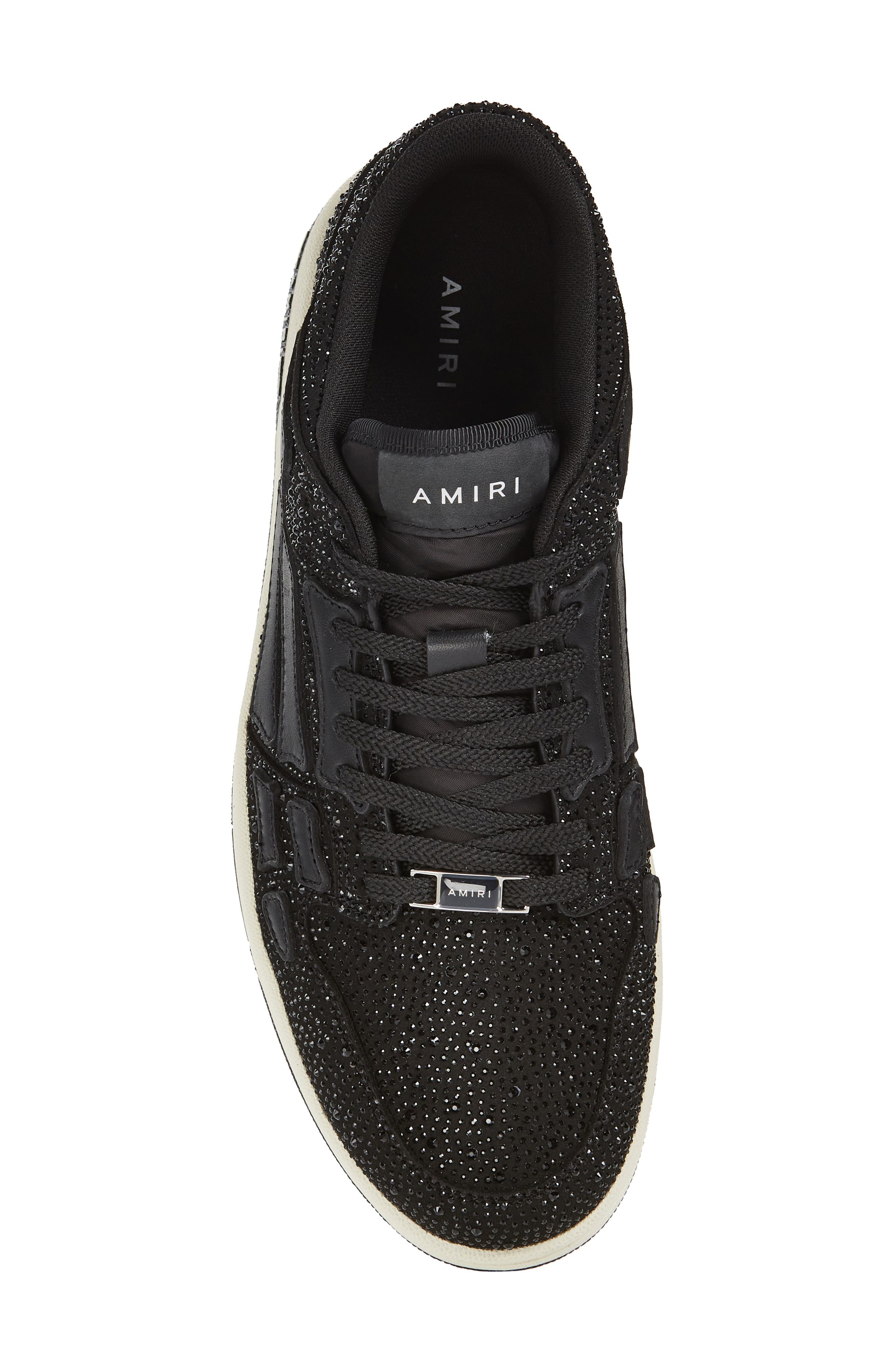 AMIRI Skeleton Crystal Low Top Sneaker, Alternate, color, 